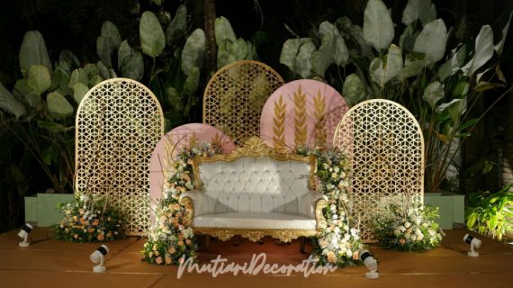 Dekorasi Pelaminan Outdoor Minimalis untuk Pernikahan Modern