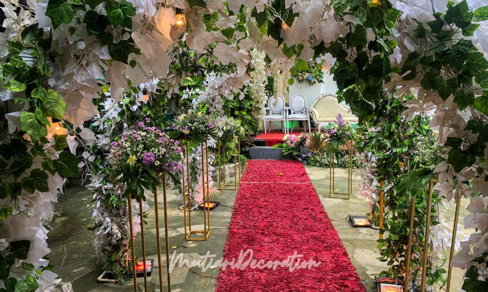 Dekorasi Pelaminan di Rumah yang Elegan dan Berkesan