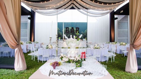 Pelaminan Outdoor Sederhana yang Elegan dan Berkesan