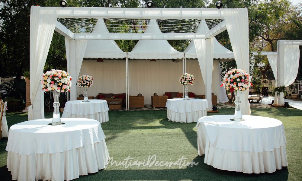Pelaminan Outdoor Wedding yang Elegan dan Berkesan